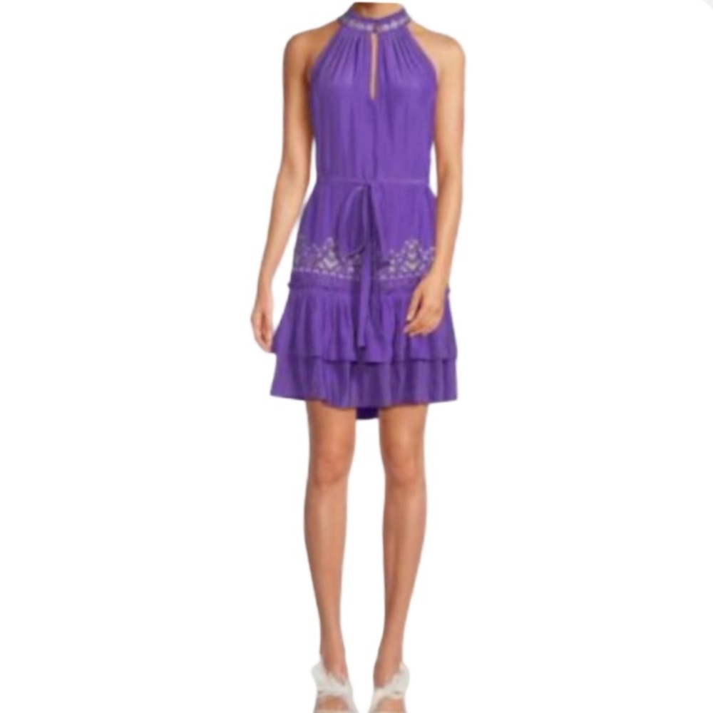 New Ramy Brook Angeline Passion Purple Mini Dress Size S Retail $475 - Picture 2 of 14